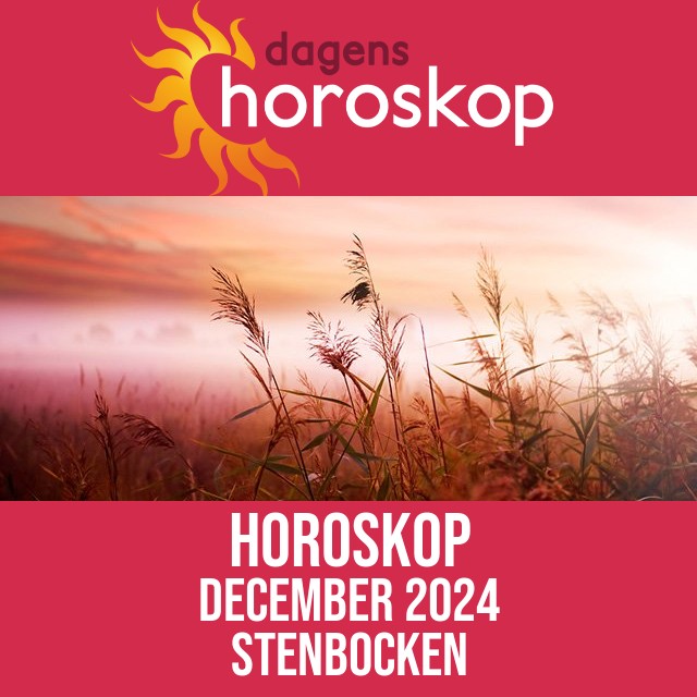 Stenbocken: Horoskop  December 2024