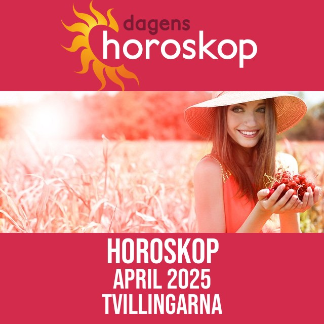 Tvillingarna: Horoskop April 2025