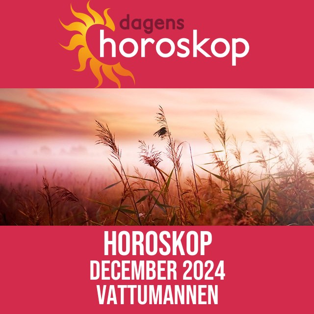 Vattumannen: Horoskop December 2024