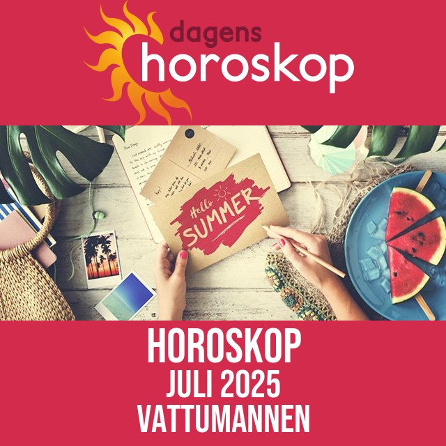 Vattumannen: Horoskop Juli 2025