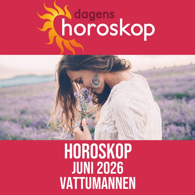 Vattumannen: Horoskop Juni 2026