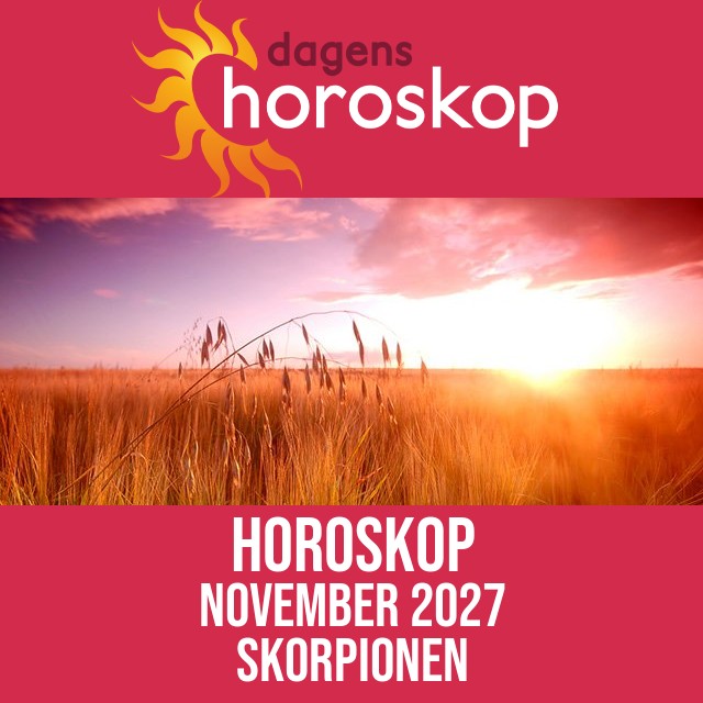 Skorpionen: Horoskop November 2027