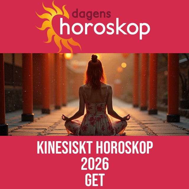 Getens kinesiska horoskop 2026