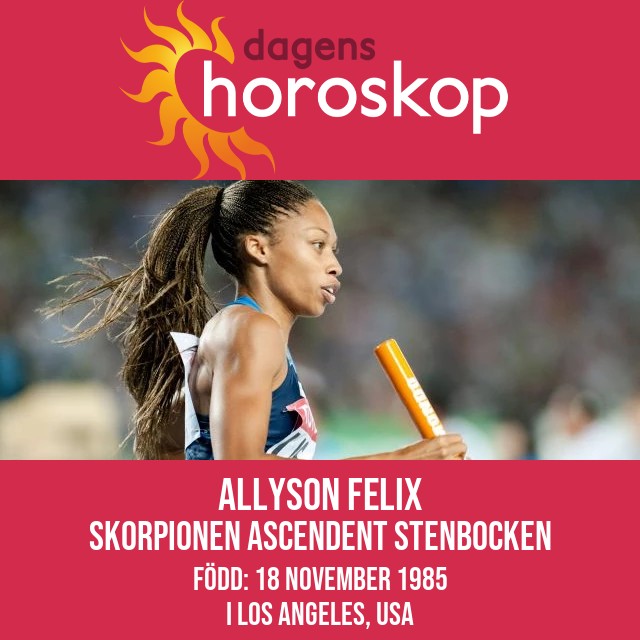 Allyson Felix: Skorpionens Superstjärna