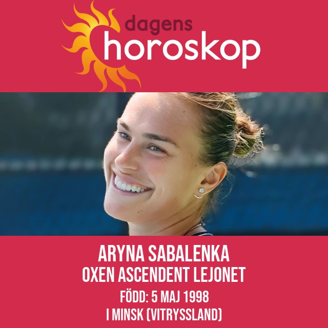 Astrologiskt porträtt av Aryna Sabalenka: En stjärna i Oxen