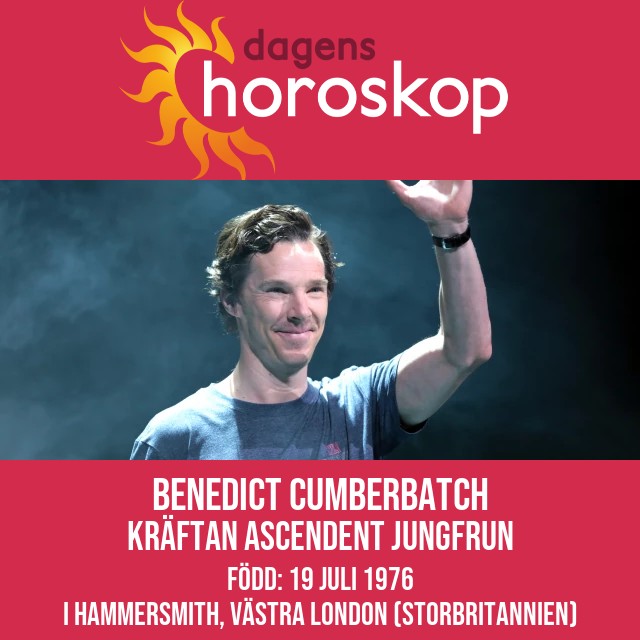 Benedict Cumberbatchs astrologiska insikter som Kräfta