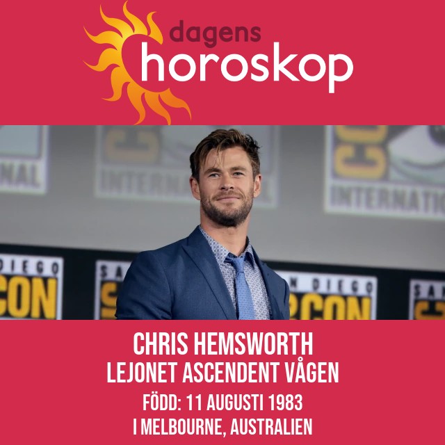 Chris Hemsworth: Den lysande lejonstjärnan