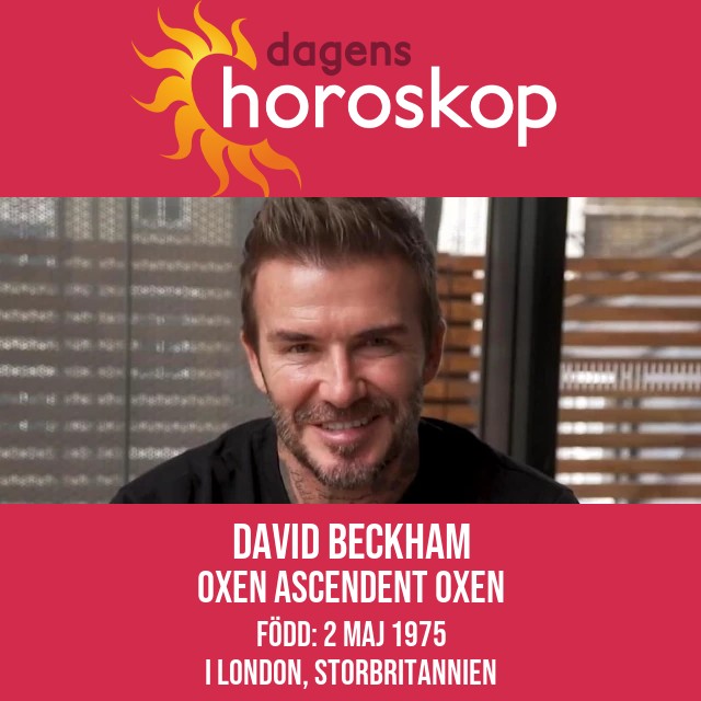 David Beckhams astrologiska insikter om Oxen