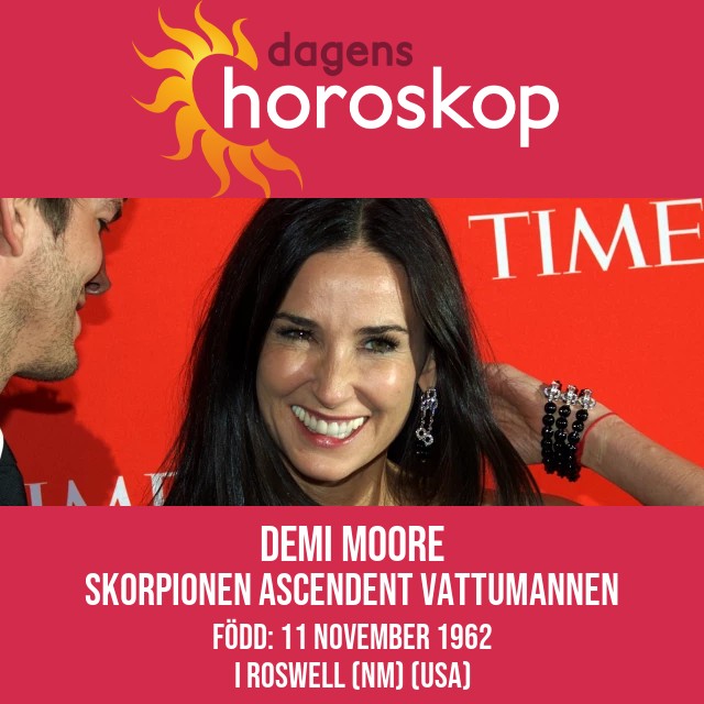 Demi Moores insikter om Skorpionen i zodiaken