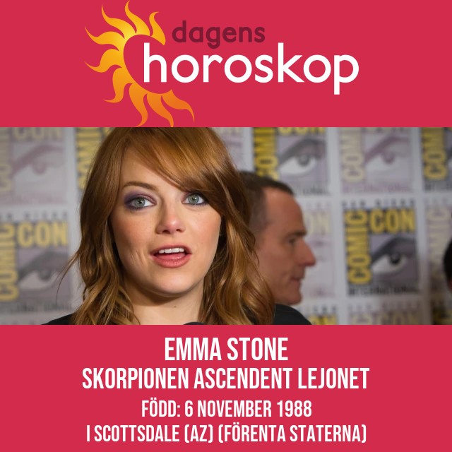 Emma Stones astrologiska porträtt som Skorpion