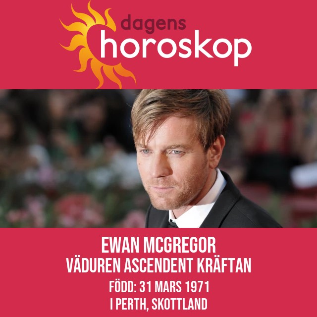 Ewan McGregors astrologiska porträtt som vädur