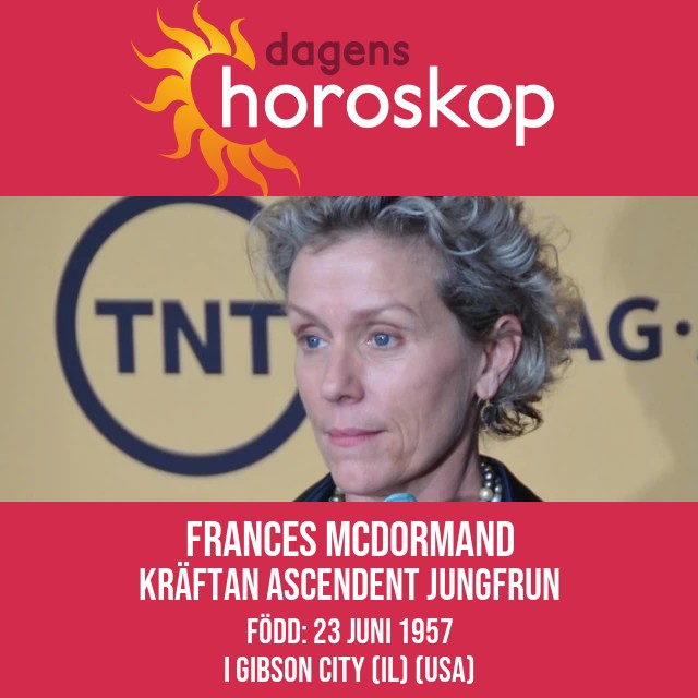 Frances McDormands Cancerastrologi Förklarad