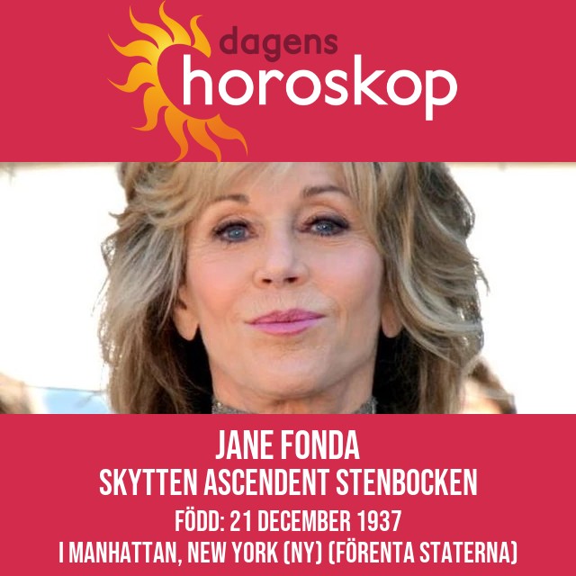 Jane Fonda: Astrologiska insikter om Skytten