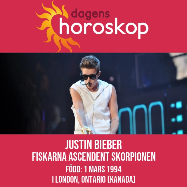 Justin Biebers astrologiska insikter om fiskarna