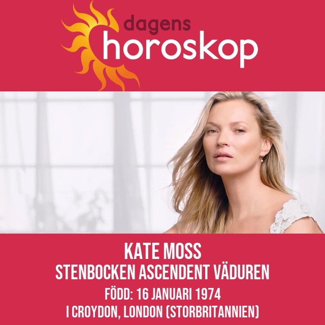 Förstå Kate Moss som Stenbock-stjärna