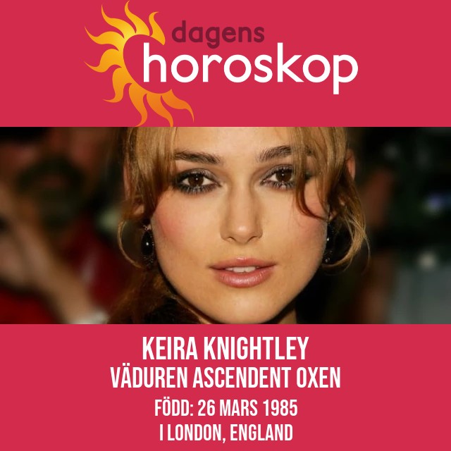 Keira Knightley: Astrologiska insikter om en Vädur-stjärna