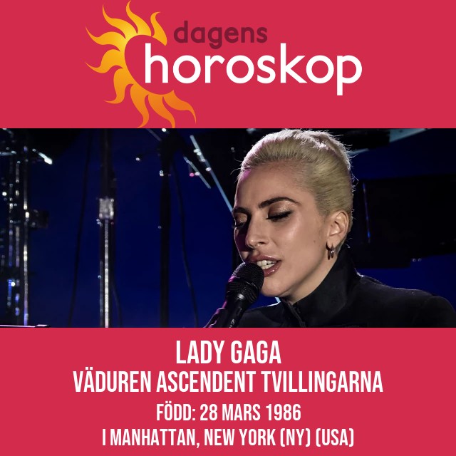 Avslöja Lady Gagas vädurastrologi