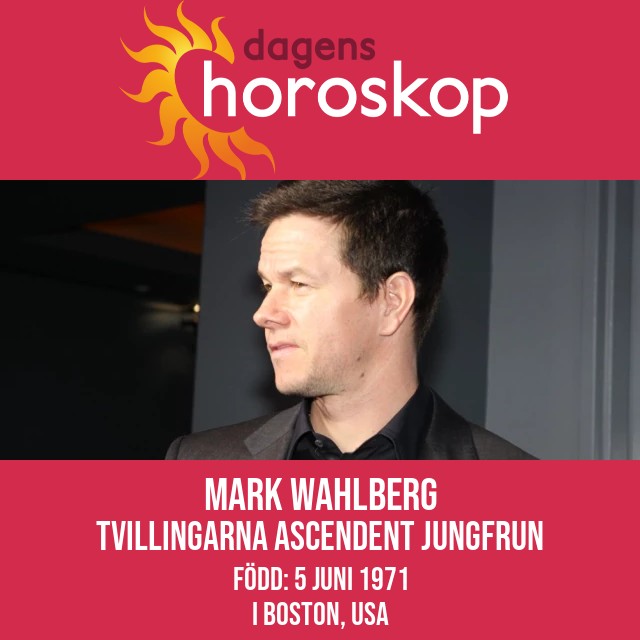 Mark Wahlbergs Gemini Astrologi Förklaring