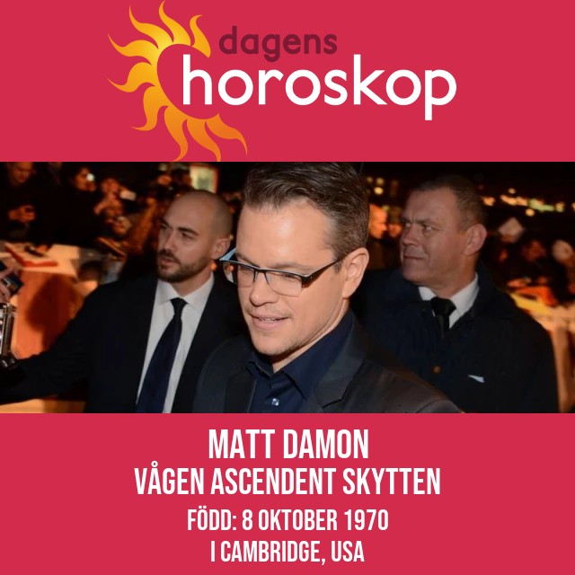 Matt Damons Vädurens Astrologi Förklarad