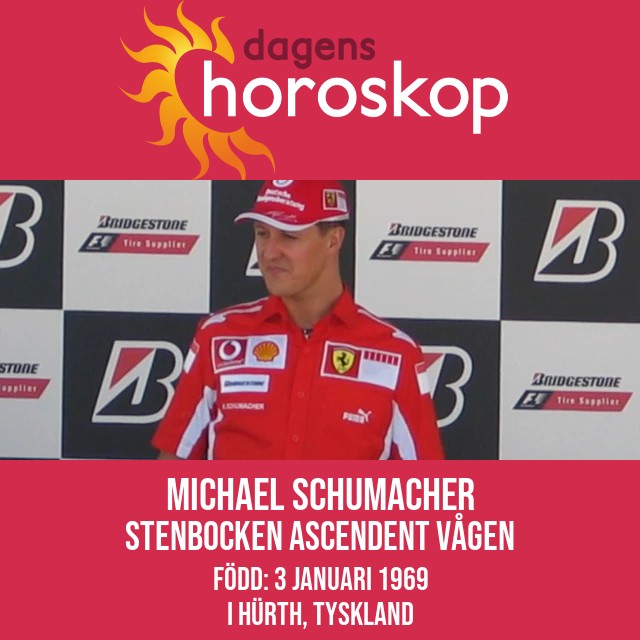 Michael Schumachers astrologiska insikter om Stenbocken