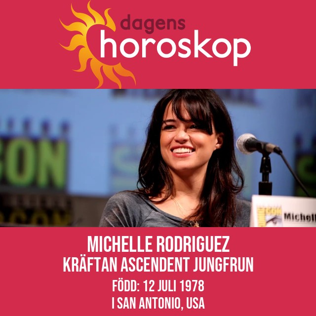 Michelle Rodriguez: Cancerens Stjärnteckenikon