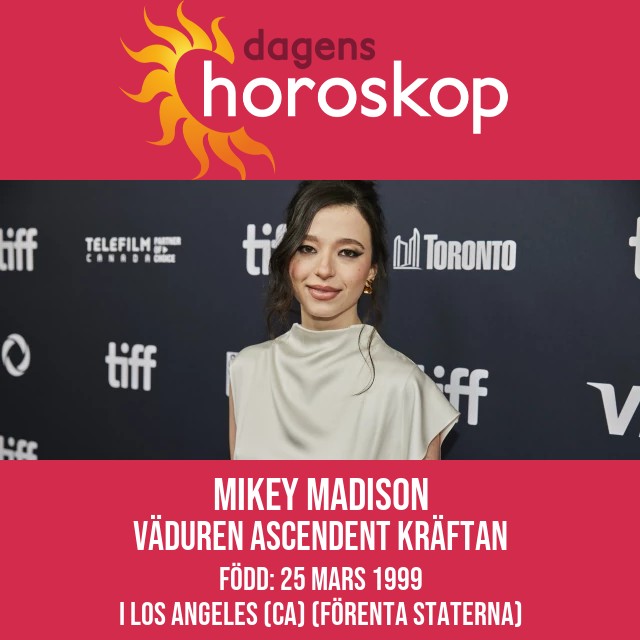 Mikey Madisons insikter om Vädurens astrologi