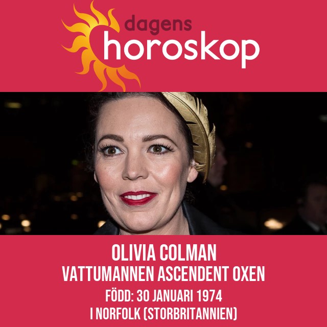 Olivia Colman: Astrologiska insikter om Vattumannen