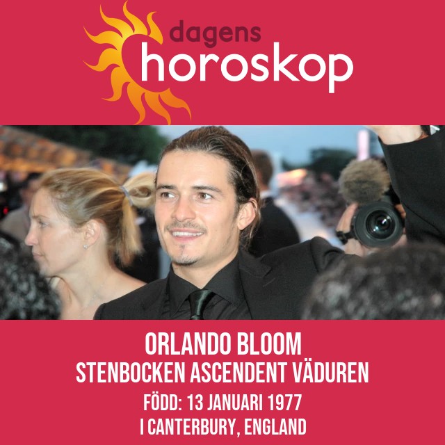 Avslöjande av Orlando Blooms astrologi för Stenbocken