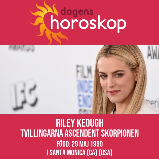 Riley Keoughs insikter om astrologi för Gemini