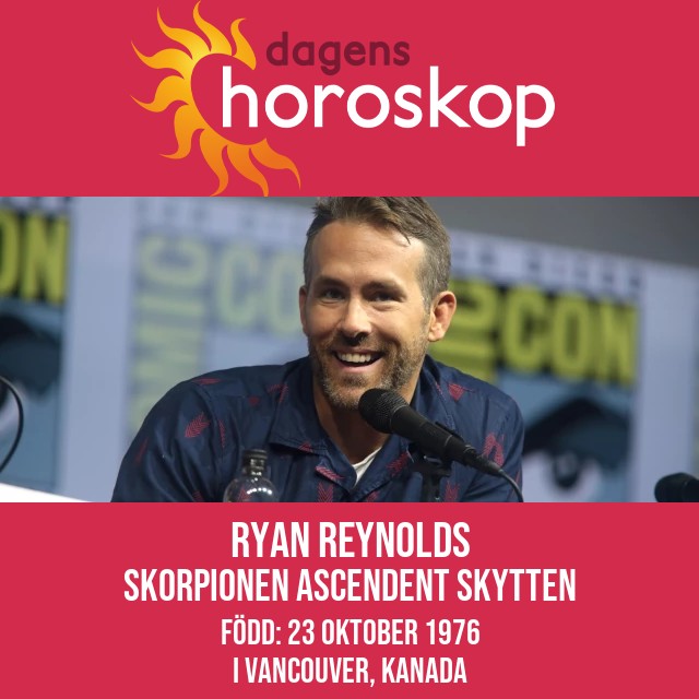 Ryan Reynolds: Astrologiska insikter om Skorpionens egenskaper