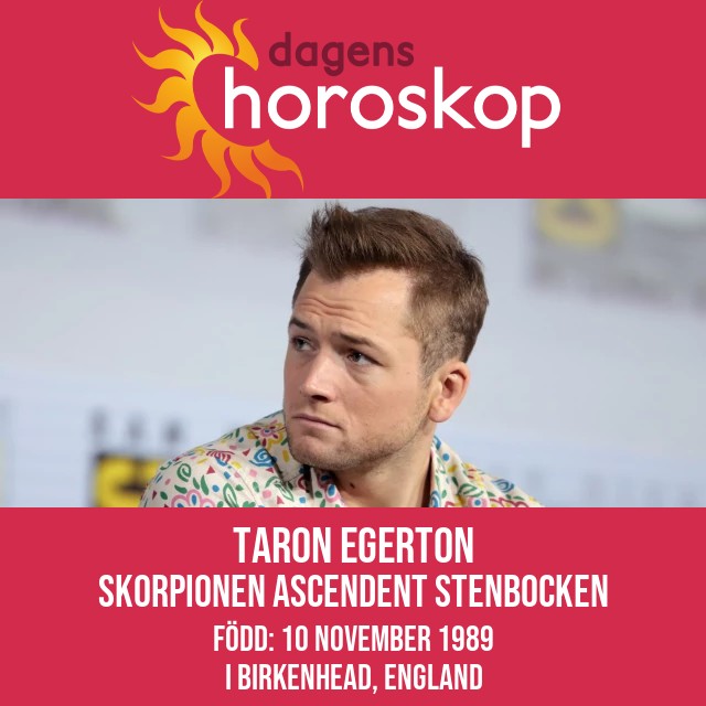 Taron Egertons insikter om Skorpionens astrologi