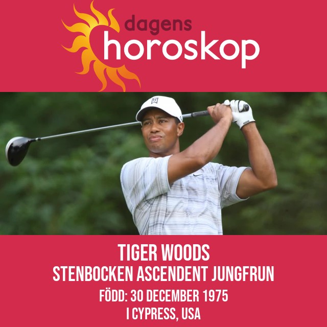 Astrologi för Tiger Woods: Kopplingen till Stenbocken