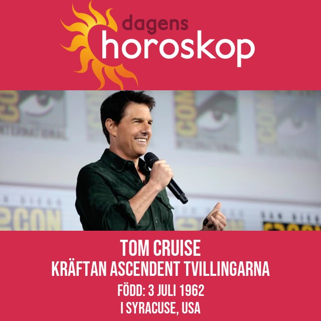 Tom Cruises zodiakal påverkan på kräftan