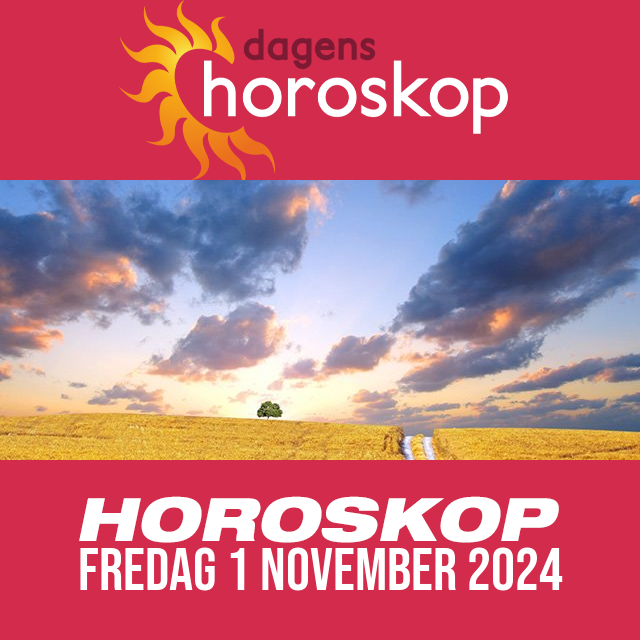 Daglig horoskop för Fredag 1 November 2024