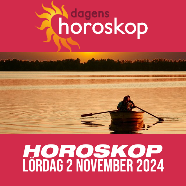 Daglig horoskop för Lördag 2 November 2024