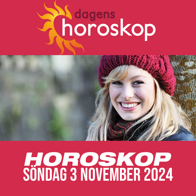 Daglig horoskop för Söndag 3 November 2024