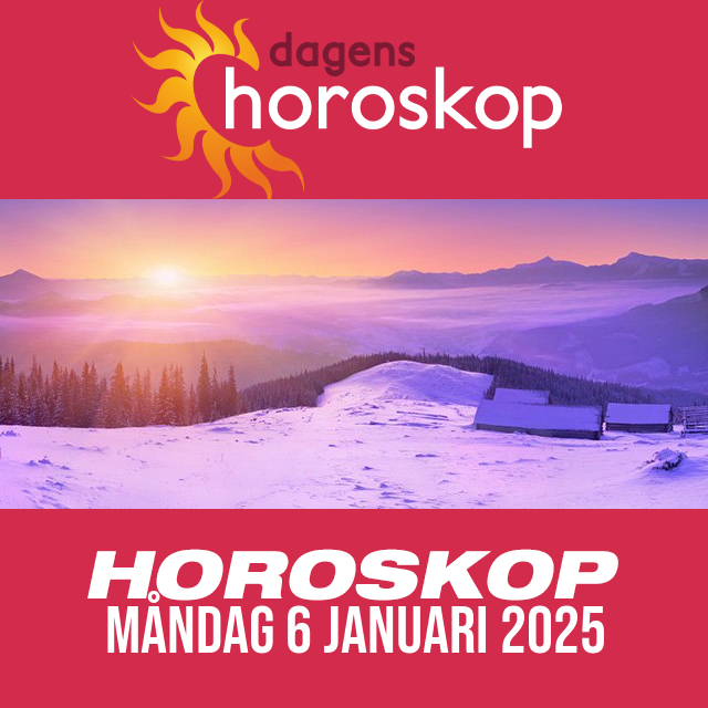 Daglig horoskop för Måndag 6 Januari 2025