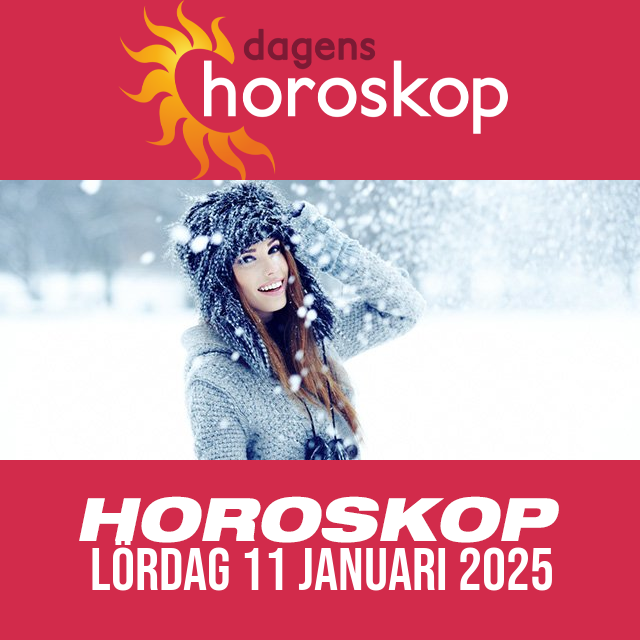 Daglig horoskop för Lördag 11 Januari 2025