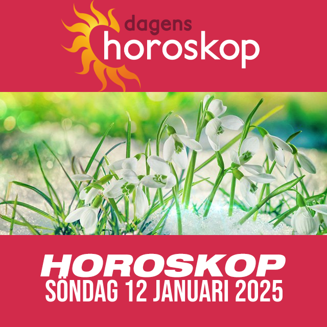 Daglig horoskop för Söndag 12 Januari 2025