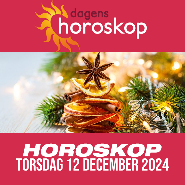 Daglig horoskop för Torsdag 12 December 2024