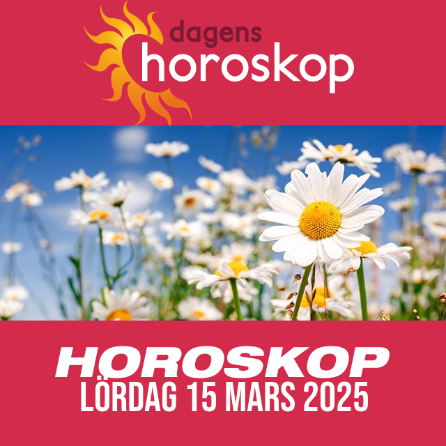 Daglig horoskop för Lördag 15 Mars 2025