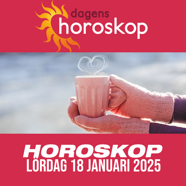 Daglig horoskop för Lördag 18 Januari 2025