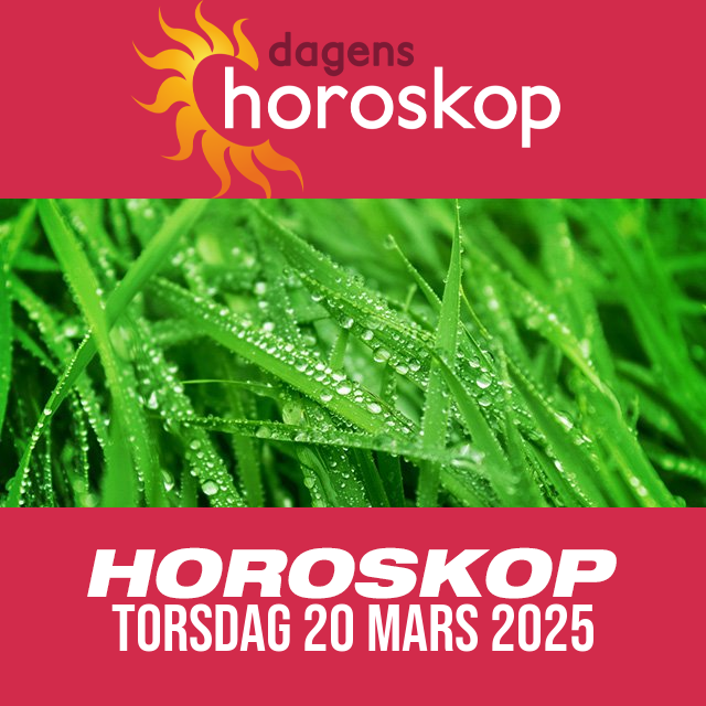 Daglig horoskop för Torsdag 20 Mars 2025