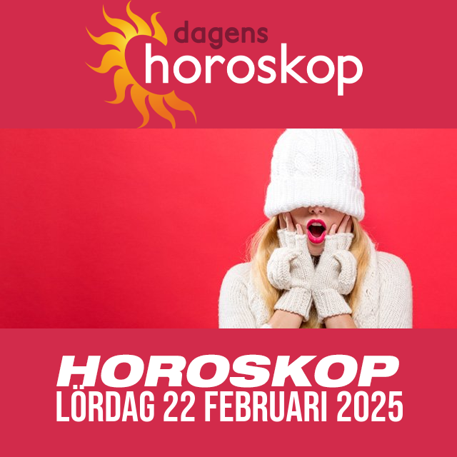 Daglig horoskop för Lördag 22 Februari 2025