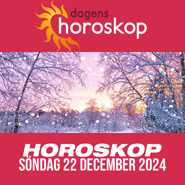 Daglig horoskop för Söndag 22 December 2024