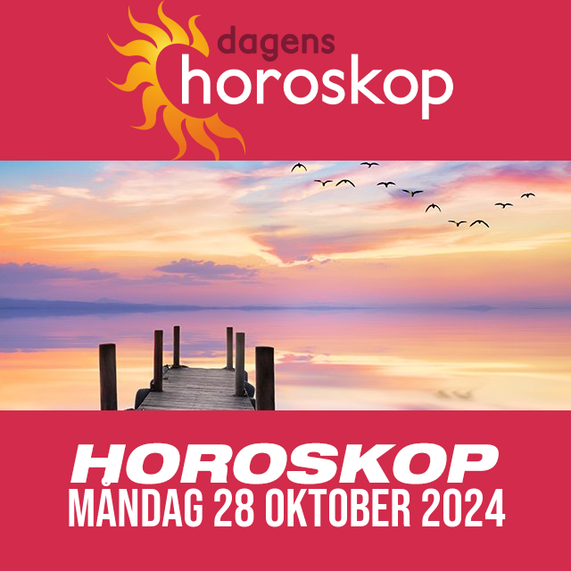 Daglig horoskop för Måndag 28 Oktober 2024